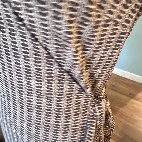 Ann Taylor Printed Brown Wrap Dress – Size 6 - Picture 9 of 9